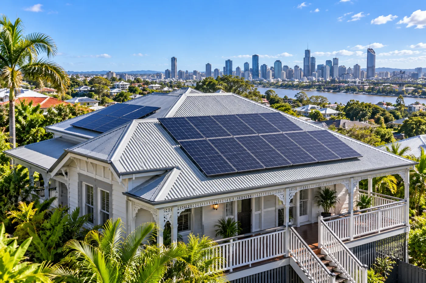 Residential solar installation